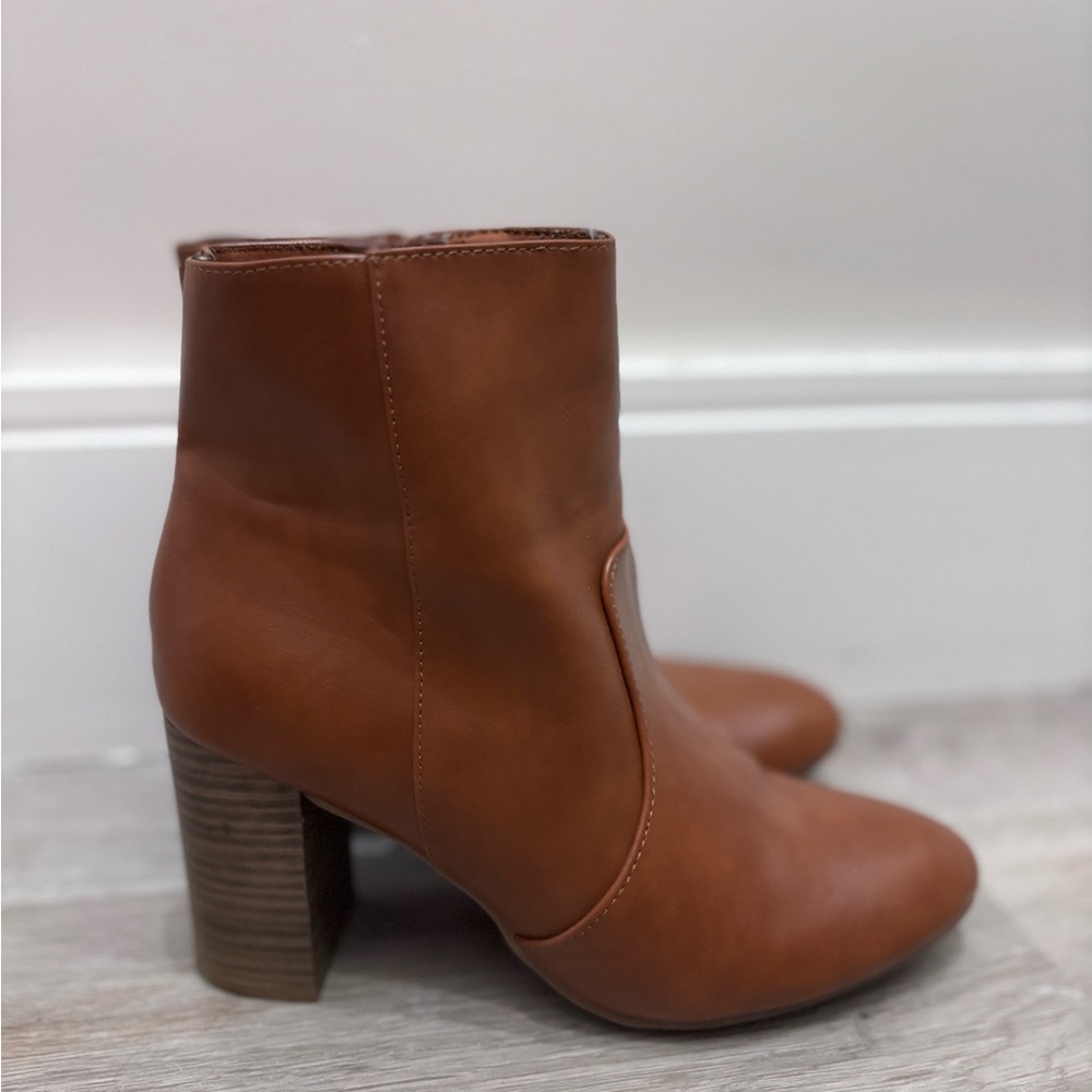 Old Navy Tan Ankle Booties